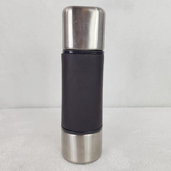 2005 Starbucks .5L Square Top Stainless Steel Bottle with Black Rubber Grip. NWT - Picture 4 of 9